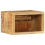 Gabinete de Mesita de Noche Montado en la Pared 40x30x25 cm Madera Maciza de Mango | Foro24.es | Tu tienda online para hogar, jardín y más Foro24.es