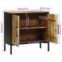 Aparador 70x35x70 cm Madera Sólida Rústica de Mango de , Aparadores - Ref: Foro24-374098, Precio: 215,04 €