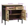 Sideboard 70x35x70 cm de Madera Sólida Grosera de Mango | Foro24.es | Tu tienda online para hogar, jardín y más Foro24.es