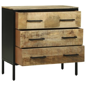 Aparador 70x35x70 cm Madera Maciza Rústica de
