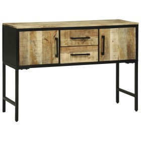 Aparador de madera maciza mango rugosa 100x35x70