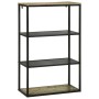 Estantería 70x35x110 cm de Madera Sólida Mango Rugoso by , Bookcases and shelves - Ref: Foro24-374102, Price: 141,75 €, Disco...