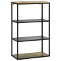 Estantería 70x35x110 cm de Madera Sólida Mango Rugoso by , Bookcases and shelves - Ref: Foro24-374102, Price: 141,75 €, Disco...