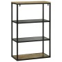 Estantería 70x35x110 cm de Madera Sólida Mango Rugoso by , Bookcases and shelves - Ref: Foro24-374102, Price: 141,75 €, Disco...