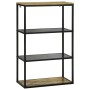 Estantería 70x35x110 cm de Madera Sólida Mango Rugoso by , Bookcases and shelves - Ref: Foro24-374102, Price: 141,75 €, Disco...