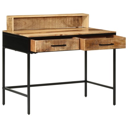 Mesa Consola 100x55x75 cm Madera Maciza Mango Rugoso | Foro24.es | Tu tienda online para hogar, jardín y más Foro24.es
