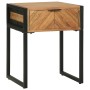 Mesita de noche madera maciza de acacia 40x35x50 cm | Foro24.es | Tu tienda online para hogar, jardín y más Foro24.es