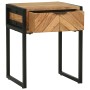 Mesita de noche madera maciza de acacia 40x35x50 cm | Foro24.es | Tu tienda online para hogar, jardín y más Foro24.es