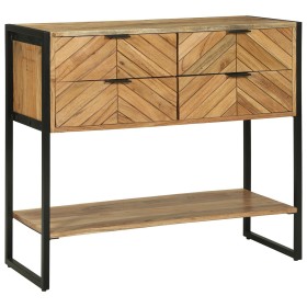 mesa consola 90x35x80 cm Madera Maciza Acacia