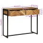 Mesa Consola 90x35x75 cm Madera Maciza Acacia | Foro24.es | Tu tienda online para hogar, jardín y más Foro24.es