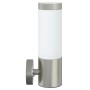 Luz de pared exterior  de acero inoxidable plata IP44 | Foro24.es | Tu tienda online para hogar, jardín y más Foro24.es