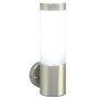 Luz de pared exterior  de acero inoxidable plata IP44 | Foro24.es | Tu tienda online para hogar, jardín y más Foro24.es