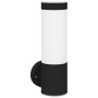 Luz de pared exterior  Acero inoxidable negro IP44 | Foro24.es | Tu tienda online para hogar, jardín y más Foro24.es
