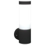Luz de pared exterior  Acero inoxidable negro IP44 | Foro24.es | Tu tienda online para hogar, jardín y más Foro24.es