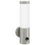 Luces de Pared para Exterior  con Sensor 2 unidades Acero Inoxidable Plata IP44 | Foro24.es | Tu tienda online para hogar, jardín y más Foro24.es