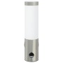 Luces de Pared para Exterior  con Sensor 2 unidades Acero Inoxidable Plata IP44 | Foro24.es | Tu tienda online para hogar, jardín y más Foro24.es