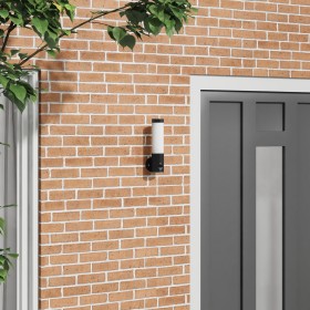 Luz de pared para exterior con sensor acero