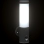 Lámparas de pared exteriores  con sensor 2 piezas Acero inoxidable negro IP44 | Foro24.es | Tu tienda online para hogar, jardín y más Foro24.es