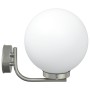 Luz de pared exterior  Plata Acero Inoxidable IP44 | Foro24.es | Tu tienda online para hogar, jardín y más Foro24.es