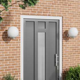 Lámparas de pared exteriores 2 pcs Acero