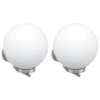 Lámparas de pared exteriores  2 pcs Acero inoxidable plata IP44 | Foro24.es | Tu tienda online para hogar, jardín y más Foro24.es
