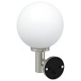 Luz de pared exterior de acero inoxidable plata IP44 | Foro24.es | Tu tienda online para hogar, jardín y más Foro24.es