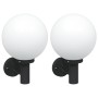 Lámparas de pared exteriores 2 pcs Acero inoxidable negro IP44 | Foro24.es | Tu tienda online para hogar, jardín y más Foro24.es