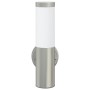 Luz de Pared Exterior 2 pcs Plata Acero Inoxidable IP44 | Foro24.es | Tu tienda online para hogar, jardín y más Foro24.es