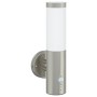 Luz de Pared Exterior con Sensor 2 pcs Acero Inoxidable Plateado IP44 | Foro24.es | Tu tienda online para hogar, jardín y más Foro24.es
