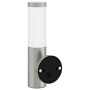 Luz de Pared Exterior con Sensor 2 pcs Acero Inoxidable Plateado IP44 | Foro24.es | Tu tienda online para hogar, jardín y más Foro24.es