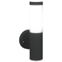 Luz de Pared Exterior Negra de Acero Inoxidable IP44 | Foro24.es | Tu tienda online para hogar, jardín y más Foro24.es