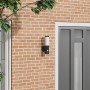 Aplique de Pared Exterior con Sensor de Acero Inoxidable Negro IP44 | Foro24.es | Tu tienda online para hogar, jardín y más Foro24.es