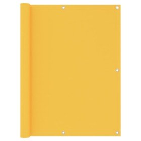 Toldo para balcón tela oxford amarillo 120x500 cm