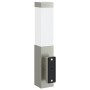 Luces de pared exteriores de con sensor 2 pcs plata acero inoxidable IP44 | Foro24.es | Tu tienda online para hogar, jardín y más Foro24.es