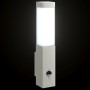 Luces de pared exteriores de con sensor 2 pcs plata acero inoxidable IP44 | Foro24.es | Tu tienda online para hogar, jardín y más Foro24.es