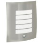 Luz de Pared Exterior con Sensor 2 pcs Plata Acero Inoxidable IP44 | Foro24.es | Tu tienda online para hogar, jardín y más Foro24.es