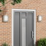 Luces de Pared Exteriores con Sensor 2 pcs Acero Inoxidable Plata IP44 | Foro24.es | Tu tienda online para hogar, jardín y más Foro24.es
