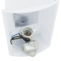 Luces de Pared Exteriores con Sensor 2 pcs Acero Inoxidable Plata IP44 | Foro24.es | Tu tienda online para hogar, jardín y más Foro24.es