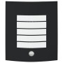 Luz de Pared Exterior de con Sensor 2 pcs Acero Inoxidable Negro IP44 | Foro24.es | Tu tienda online para hogar, jardín y más Foro24.es