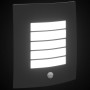 Luces de pared con sensor 2 pcs negro acero inoxidable IP44 | Foro24.es | Tu tienda online para hogar, jardín y más Foro24.es