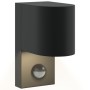 Luz de Pared Exterior con Sensor Negra de Acero Inoxidable IP44 | Foro24.es | Tu tienda online para hogar, jardín y más Foro24.es