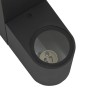 Luces de Pared Exteriores con Sensor 2 piezas Negros Acero Inoxidable IP44 | Foro24.es | Tu tienda online para hogar, jardín y más Foro24.es
