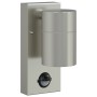 Luz de Pared Exterior con Sensor Acero Inoxidable Plateado IP44 | Foro24.es | Tu tienda online para hogar, jardín y más Foro24.es