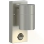 Luz de Pared Exterior con Sensor Acero Inoxidable Plateado IP44 | Foro24.es | Tu tienda online para hogar, jardín y más Foro24.es