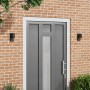 Luces de Pared exteriores 2 pcs Negro Acero Inoxidable IP44 | Foro24.es | Tu tienda online para hogar, jardín y más Foro24.es