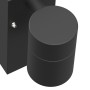 Luces de Pared exteriores 2 pcs Negro Acero Inoxidable IP44 | Foro24.es | Tu tienda online para hogar, jardín y más Foro24.es