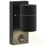 Luz de Pared Exterior con Sensor Negra Acero Inoxidable IP44 | Foro24.es | Tu tienda online para hogar, jardín y más Foro24.es