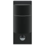 Lámparas de Pared Exteriores con Sensor 2 pcs Acero Inoxidable Negro IP44 | Foro24.es | Tu tienda online para hogar, jardín y más Foro24.es