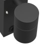 Lámparas de Pared Exteriores con Sensor 2 pcs Acero Inoxidable Negro IP44 | Foro24.es | Tu tienda online para hogar, jardín y más Foro24.es