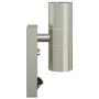 Apliques de Pared Exteriores de con Sensor 2 pcs Plateado Acero Inoxidable IP44 | Foro24.es | Tu tienda online para hogar, jardín y más Foro24.es